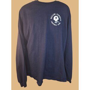 Dallas Cowboys Mens Navy Long Sleeve Shirt XL
